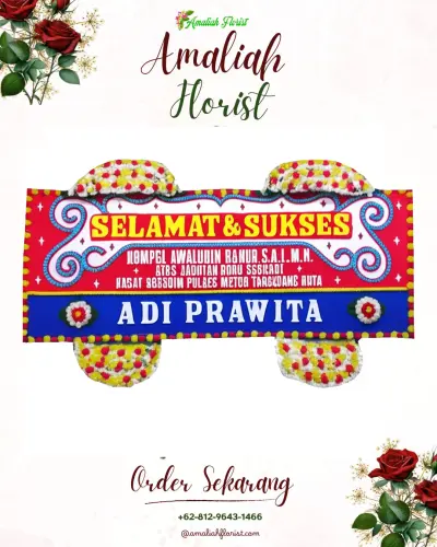 Karangan Bunga Ucapan Selamat di Lembo